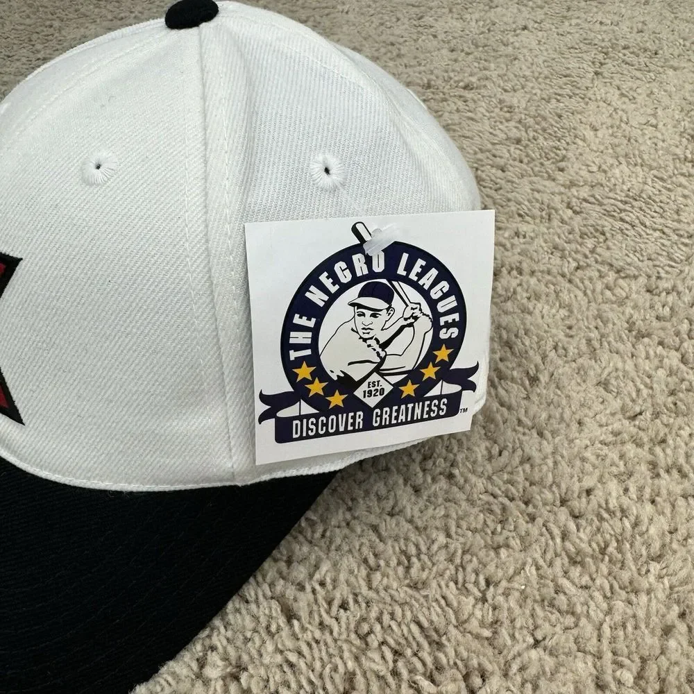 Cuban X‎ Giants Hat NLB American Needle Fitted 7 1/8 White Red X Team Logo Cap